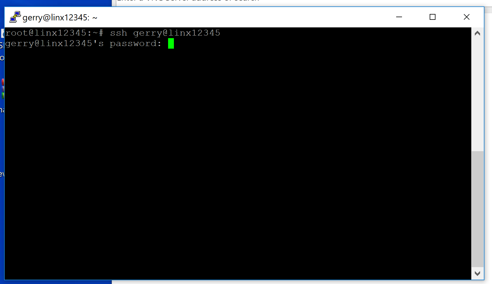ssh